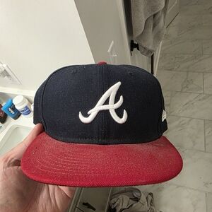 New Era Navy and Red Cap